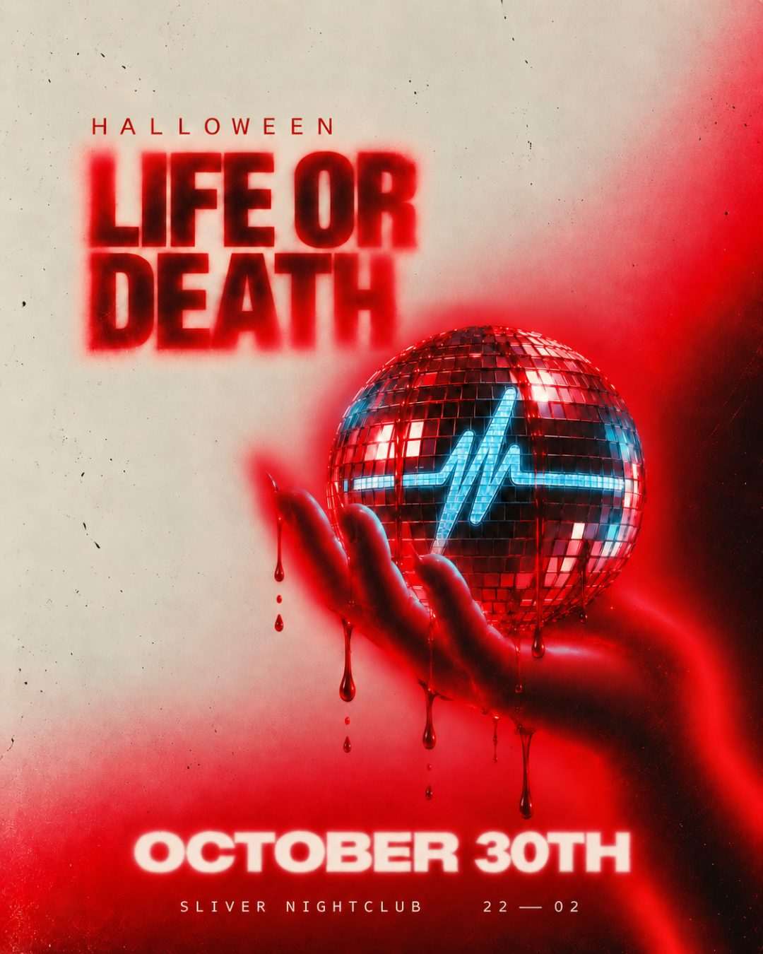 LIFE or DEATH Halloween poster